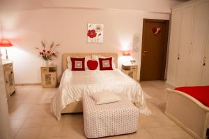 Postel nebo postele na pokoji v ubytování B&B Flower House
