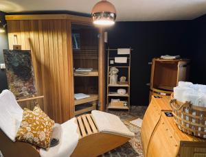 Posezení v ubytování Rooms & Apartment ZALA Airport shuttle option