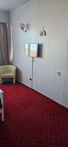Istumisnurk majutusasutuses Hotel Olimp