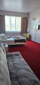 Voodi või voodid majutusasutuse Hotel Olimp toas