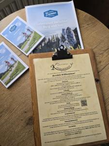 Certifikát, hodnocení, plakát nebo jiný dokument vystavený v ubytování Gasthaus Kampenwand