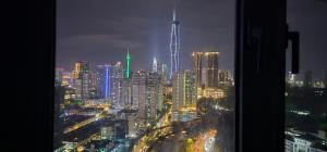 Nespecifikovaný výhled na destinaci Kuala Lumpur nebo výhled na město při pohledu z aparthotelu