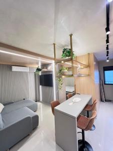Χώρος καθιστικού στο Luxury Flat Ritmo Bueno