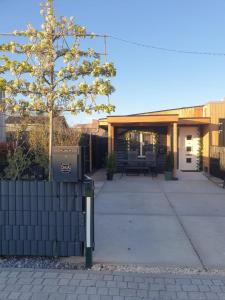 Bygningen som feriehuset ligger i