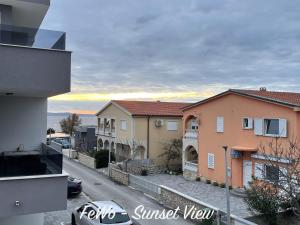 a view from the balcony of a house at VIRCATION Apartments in Vir +55 photos