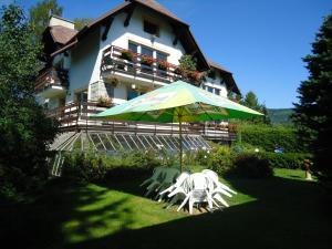 Zahrada ubytování Pension Dana