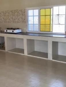 Kuchyň nebo kuchyňský kout v ubytování أستراحة الشامخية