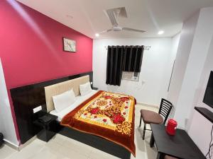 Postel nebo postele na pokoji v ubytování Hotel LA VISTAA