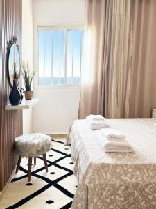 Letto o letti in una camera di Ocean view & sunset in the heart of Rabat 2
