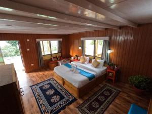 Ένα ή περισσότερα κρεβάτια σε δωμάτιο στο Lamthang Retreat Premium cottage