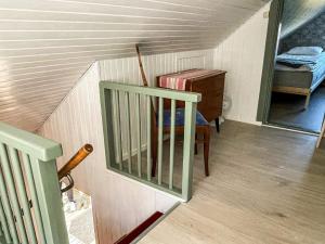 Una cama o camas en una habitación de 5 person holiday home in SÖLVESBORG