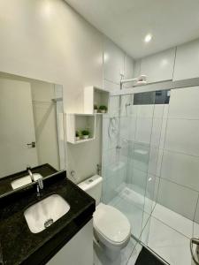 Et badeværelse på Vila Eco BG