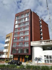 Budova, kde se aparthotel nachází