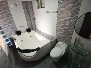 Koupelna v ubytování Hotel El Gran Patriarca