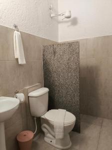 Koupelna v ubytování Residencial Girassol Outeiro + 26 fotografií