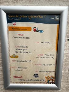 Mobil-home Camping -La Marine - 4 Étoiles - Grau du Roi - B038的证书、奖牌、标识或其他文件
