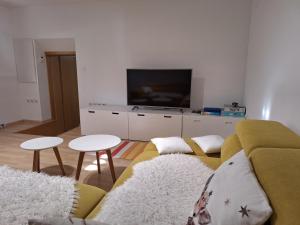 TV i/ili multimedijalni sistem u objektu Šipk -FREE-PARKING-BREAKFAST-TERRACE +31 fotografija