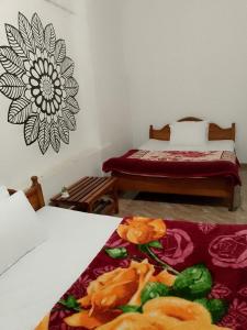 Postel nebo postele na pokoji v ubytování Rv Budget Hostel