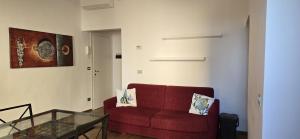 Χώρος καθιστικού στο Ligurian beach apartment Ca Sta