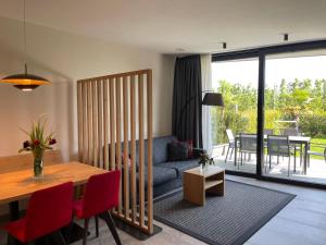Posezení v ubytování Premium Apartments Faselehof