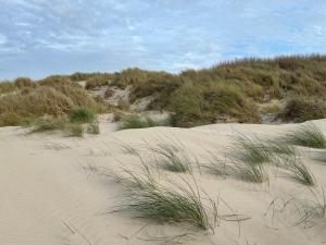 メルリモン・プラージュにあるSUNLIGHT Merlimont Appartement Plage Merlimont 10 mn Berck le Touquetの砂浜 +2枚の写真