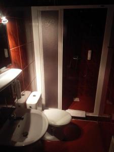 Kúpeľňa v ubytovaní Zajazd Idylla