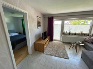 Χώρος καθιστικού στο Ferienhaus Rubbenbank
