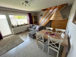 Χώρος καθιστικού στο Ferienhaus Rubbenbank