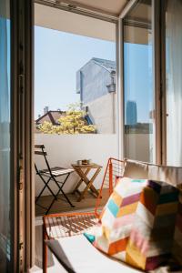 Posezení v ubytování Old town Apartement with Balcony + 14 fotografií