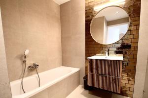 Et badeværelse på Sealoft appartement Vrouwenpolder