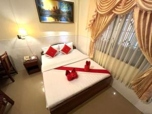 Letto o letti in una camera di Nice Guesthouse