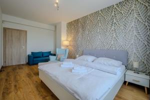 Posteľ alebo postele v izbe v ubytovaní Relax & Luxury A4 apartment