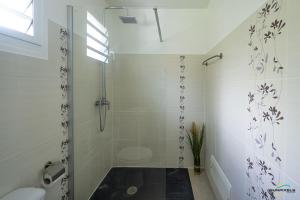 Kamar mandi di Villa An ti kwen paradi 3 chambres avec piscine et vue mer