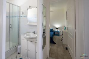 Kamar mandi di Villa An ti kwen paradi 3 chambres avec piscine et vue mer
