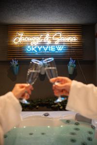 Hosté ubytování Jacuzzi & Sauna Skyview
