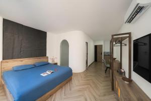 Postel nebo postele na pokoji v ubytování Zeus Living - Harmony Hideout