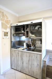 Η κουζίνα ή μικρή κουζίνα στο Studio Apartment Petra
