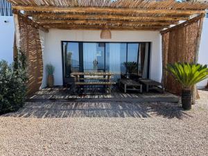 Patio nebo venkovní prostory v ubytování T2 standing 50m2, vue mer