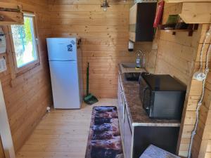 Kuchyň nebo kuchyňský kout v ubytování Aiamaja Sindi Location Sindi Kirsi 3 + 8 fotografií