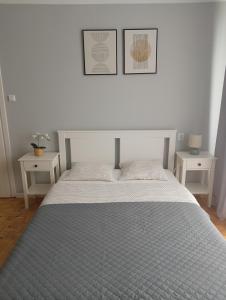 Posteľ alebo postele v izbe v ubytovaní Apartament Alga Zator