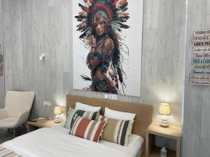 Кровать или кровати в номере New Light Cozy Stay Ruzafa