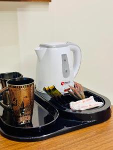 Coffee and tea making facilities at Inside Pyramids Hotel