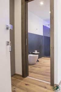 Phòng tắm tại Albergo Cappello e Cadore