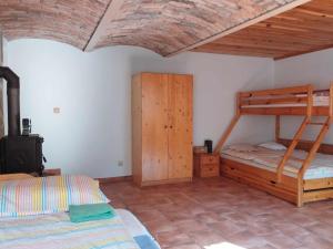 Letto o letti in una camera di Apartmán Štrobl