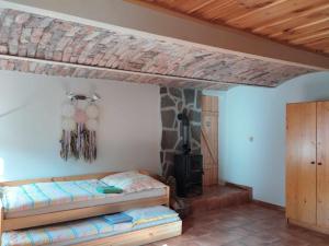 Postel nebo postele na pokoji v ubytování Apartmán Štrobl