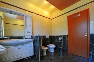 Koupelna v ubytování Villa Steffani