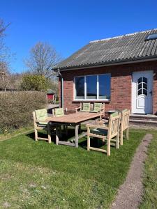 Zahrada ubytování Ferienhaus Sonnendeich
