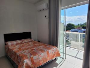 Postel nebo postele na pokoji v ubytování Vo Paulina apartamentos