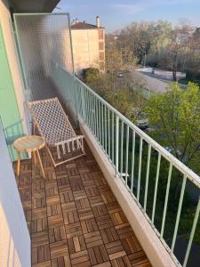 Balkón nebo terasa v ubytování Appartement Cosy
