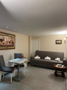 Posezení v ubytování B&B La Dimora Di Nettuno